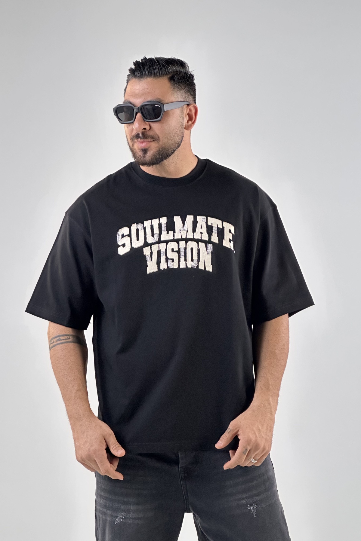 تیشرت تیکه دوزی و گلدوزی SOULMATE  ماکان (10306)