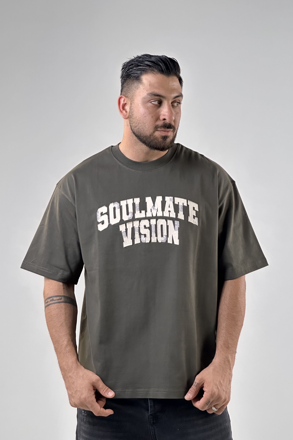 تیشرت تیکه دوزی و گلدوزی SOULMATE  ماکان (10306)