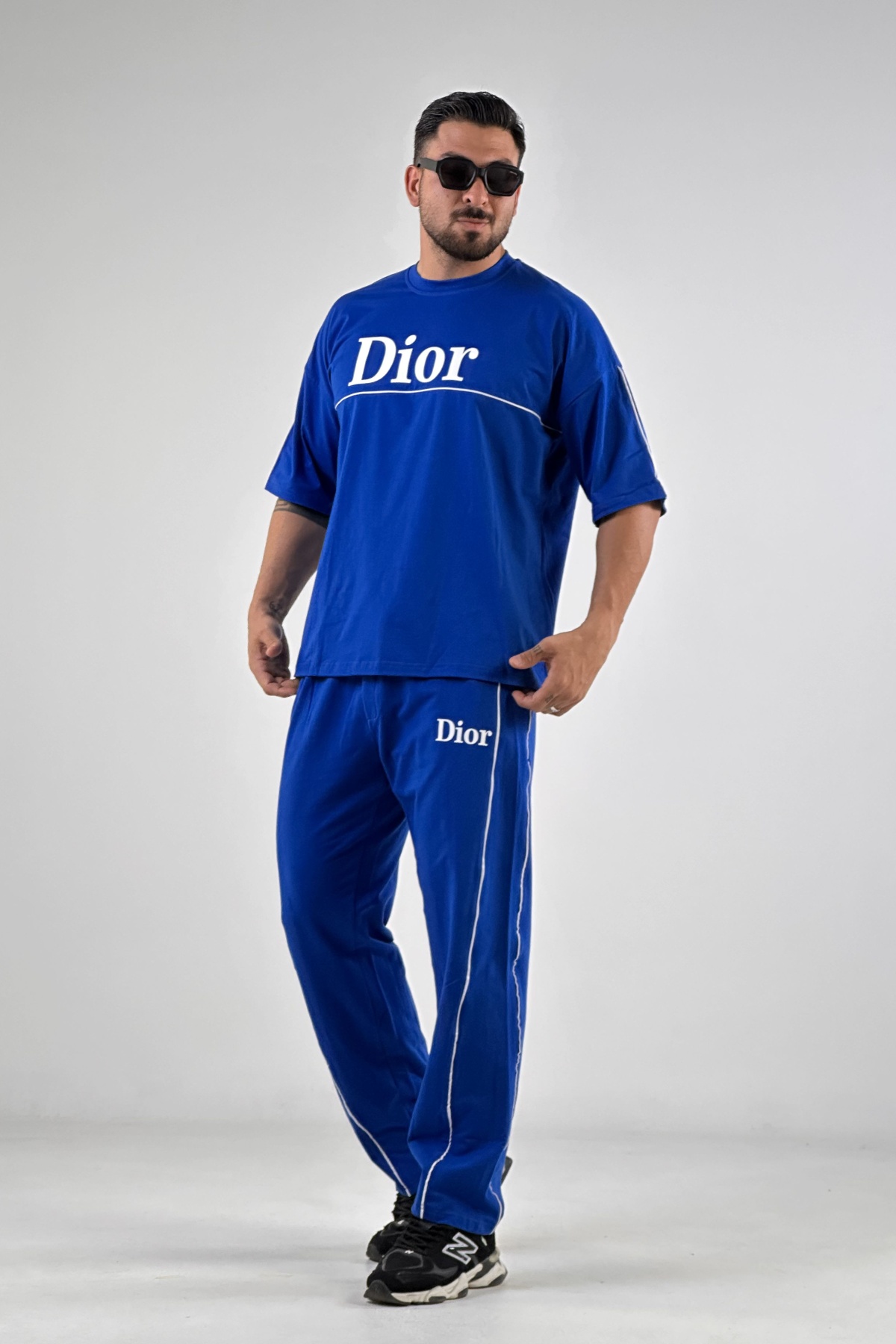 ست تیشرت شلوار Dior پنبه (10623)