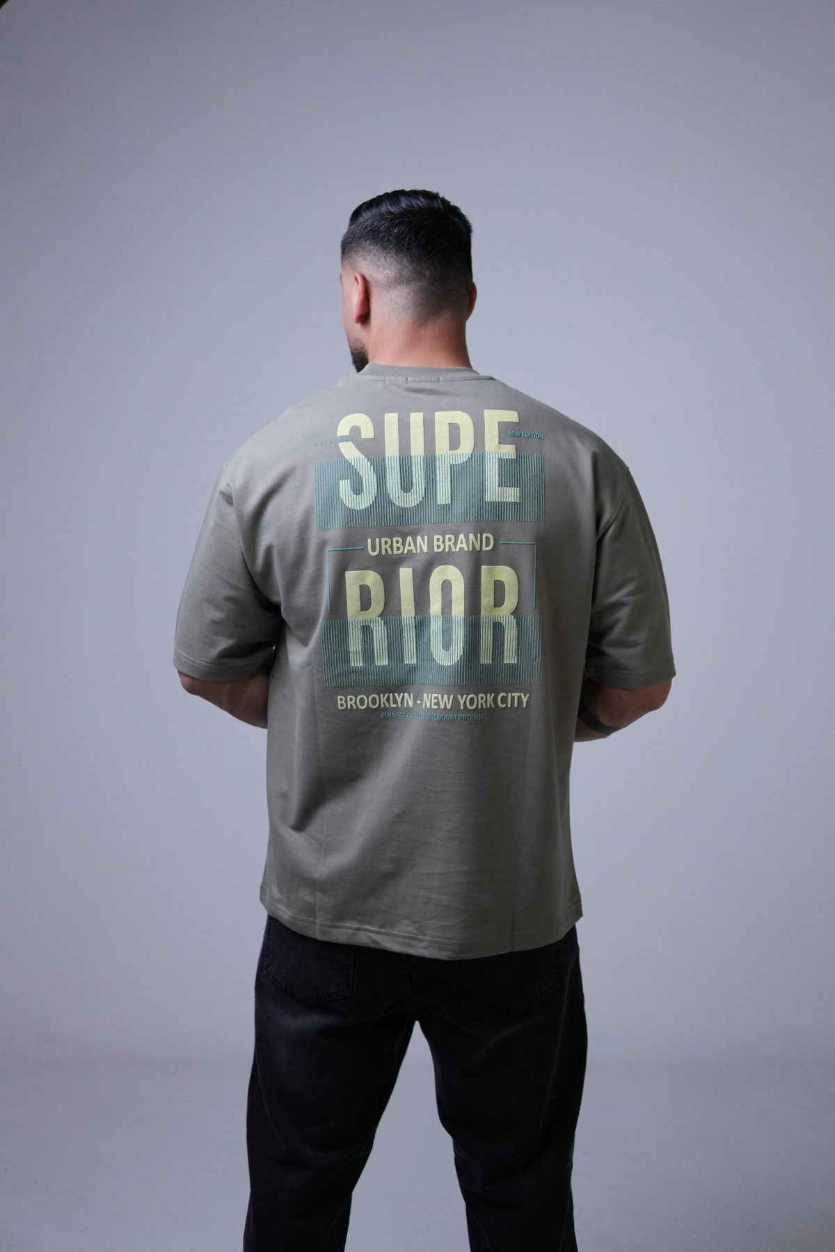 تیشرت جلو و پشت چاپ SUPE RIOR دونخ (10198)