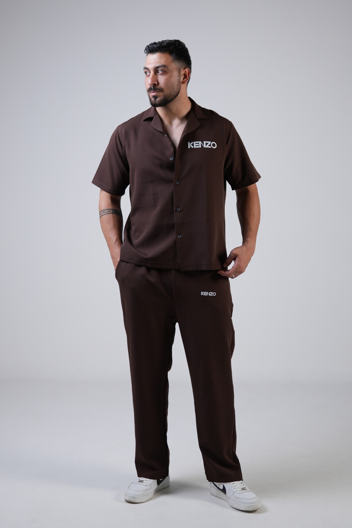ست پیراهن شلوار KENZO مازراتی (10470)