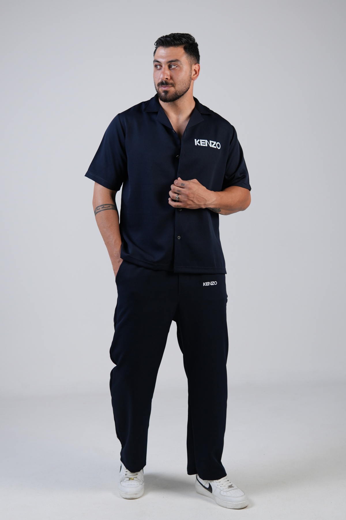 ست پیراهن شلوار KENZO مازراتی (10470)