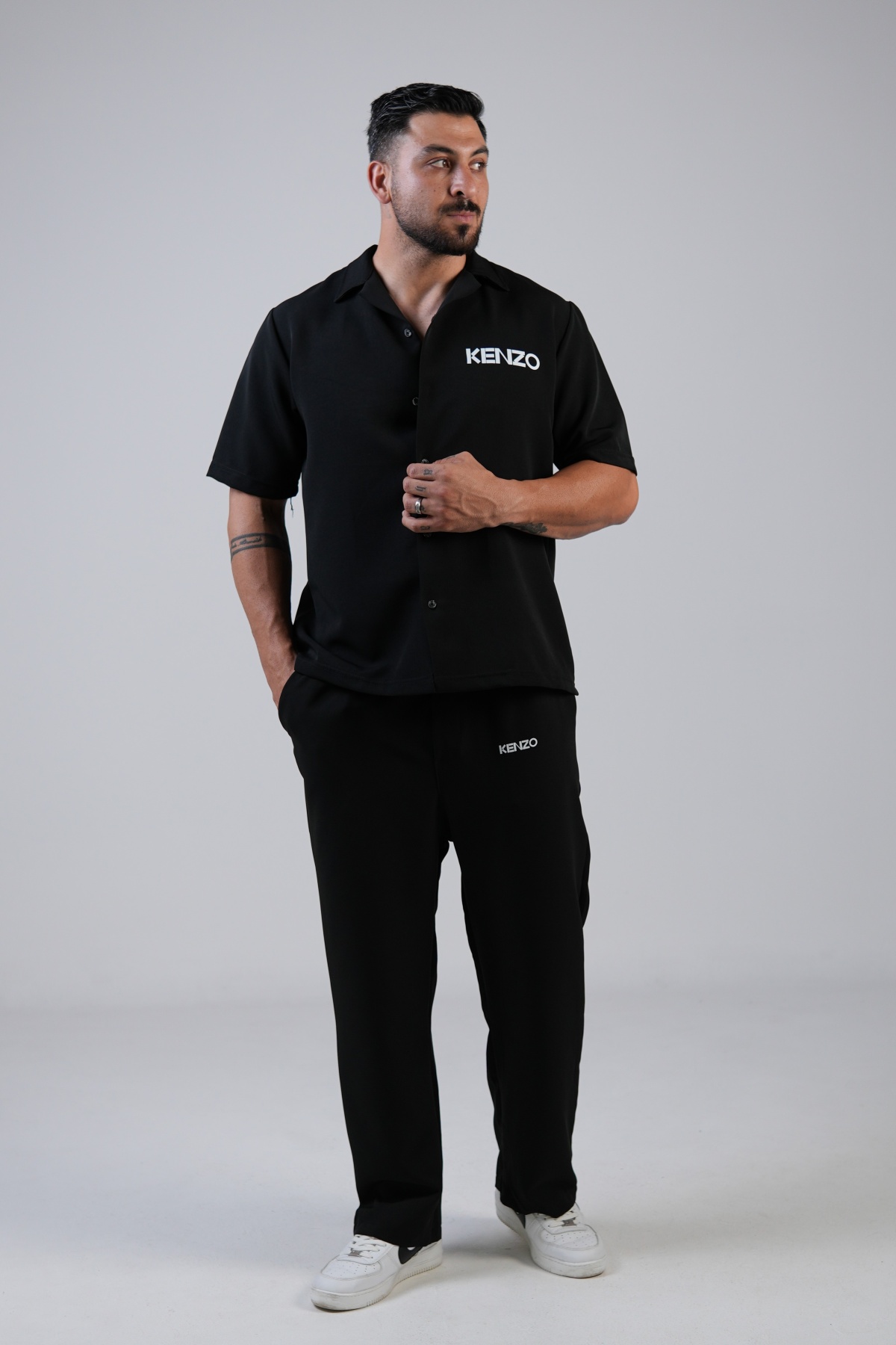 ست پیراهن شلوار KENZO مازراتی (10470)