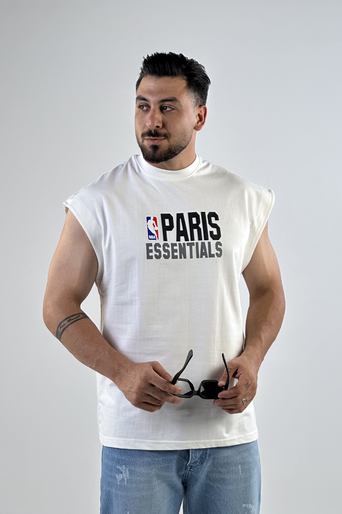 وست چاپ PARIS NBA دو نخ (10517)