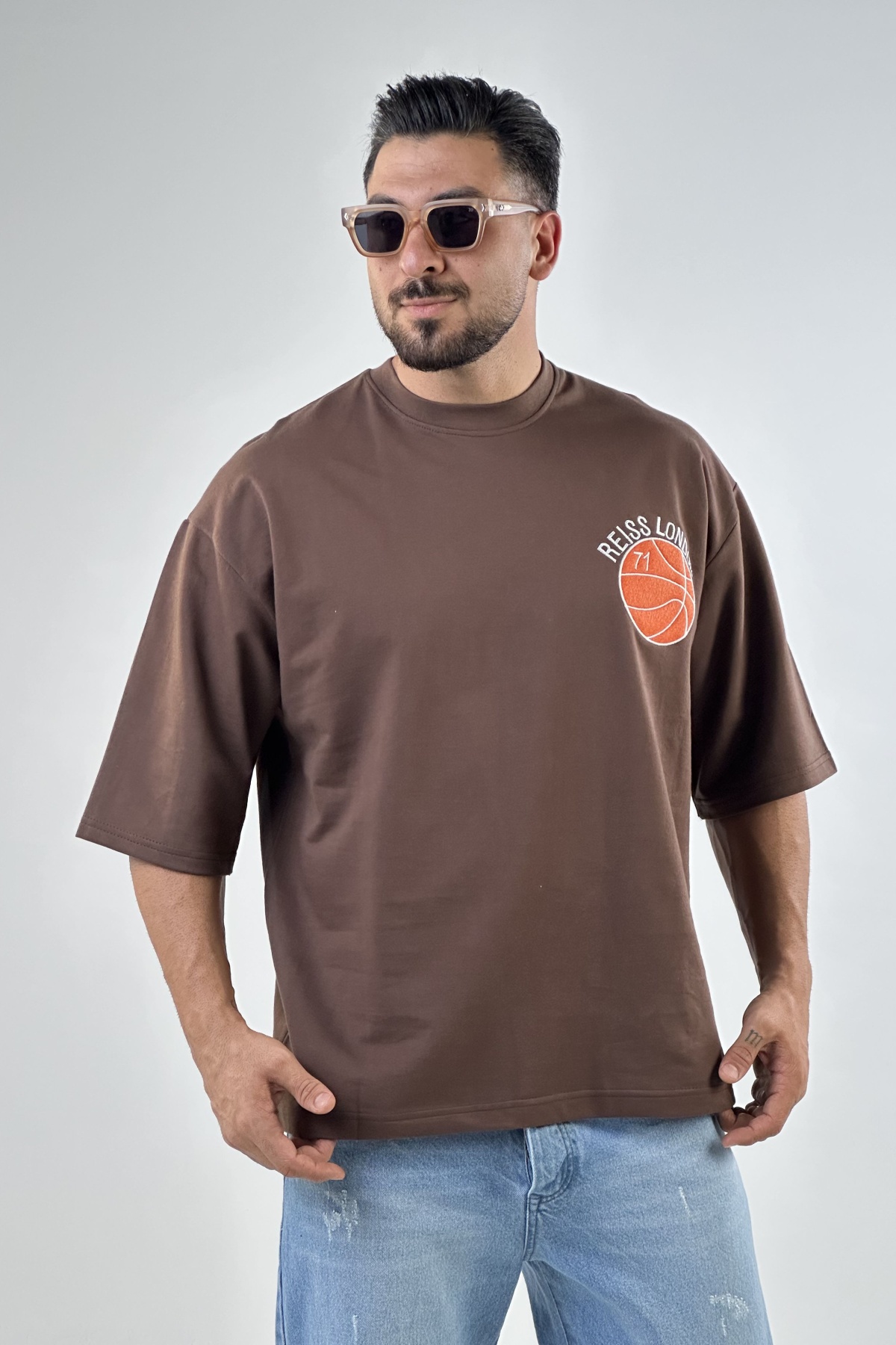 تیشرت گلدوزی REISS LONDON و توپ (10631)