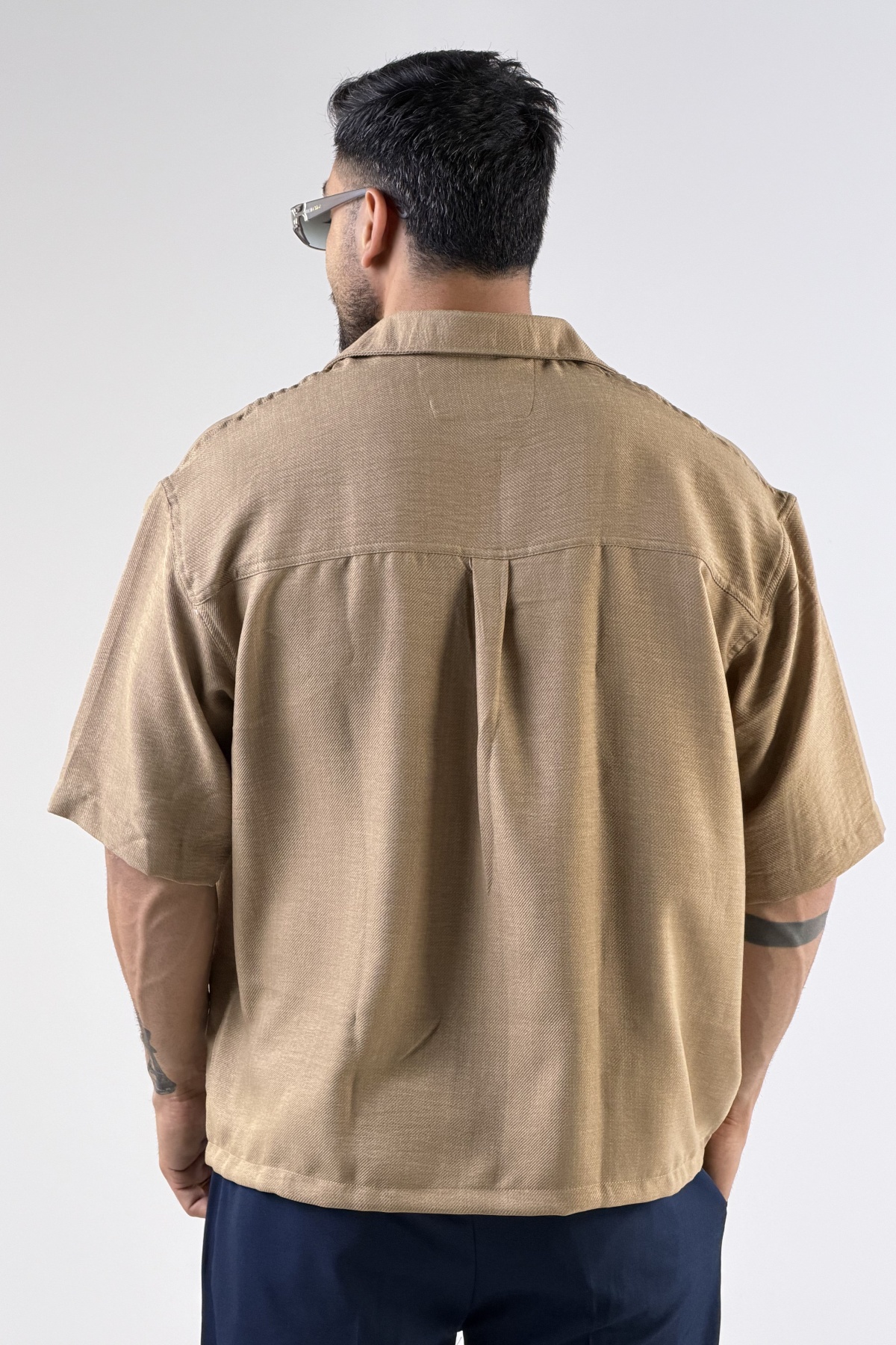 پیراهن باکسی کج راه (10634)