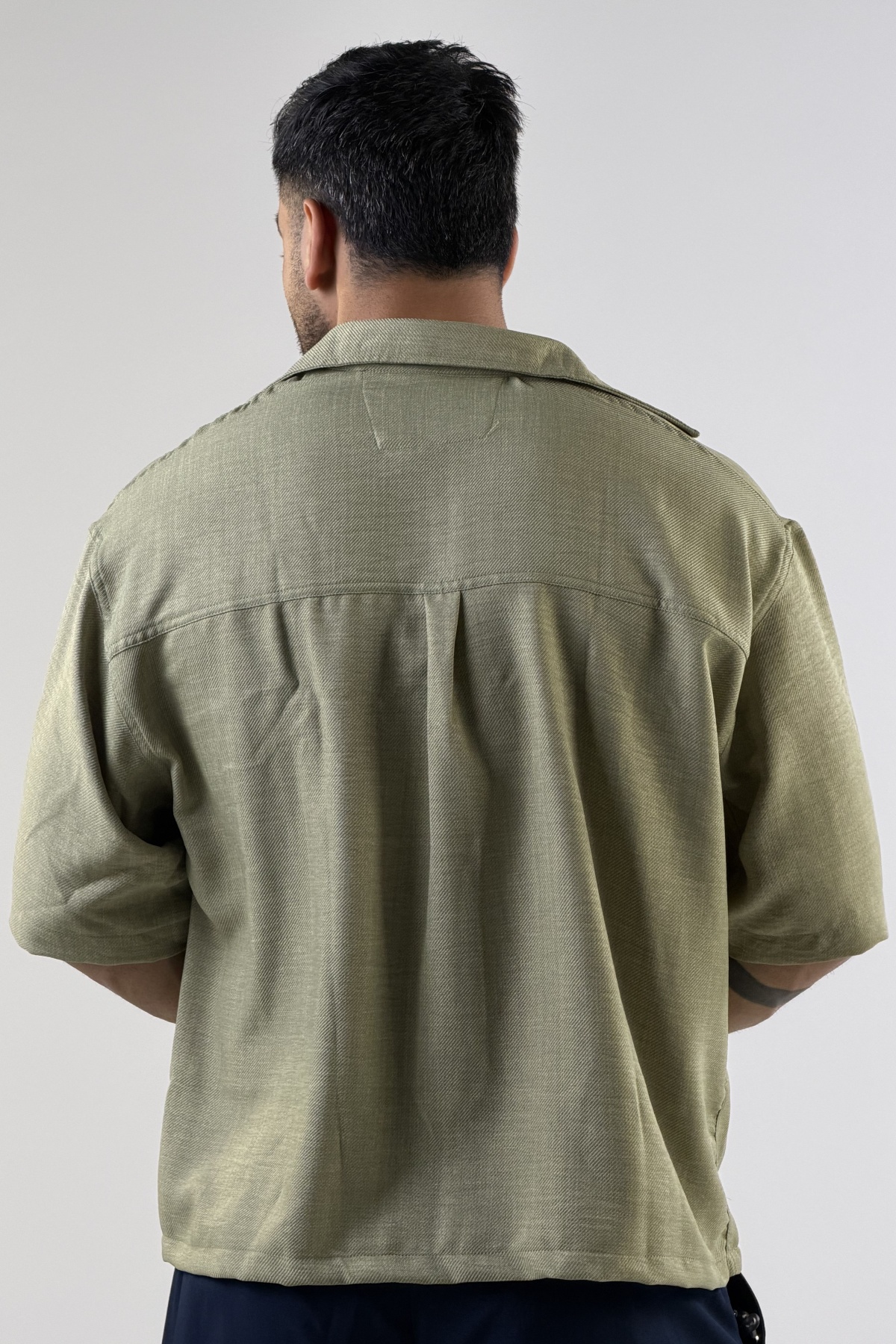 پیراهن باکسی کج راه (10634)