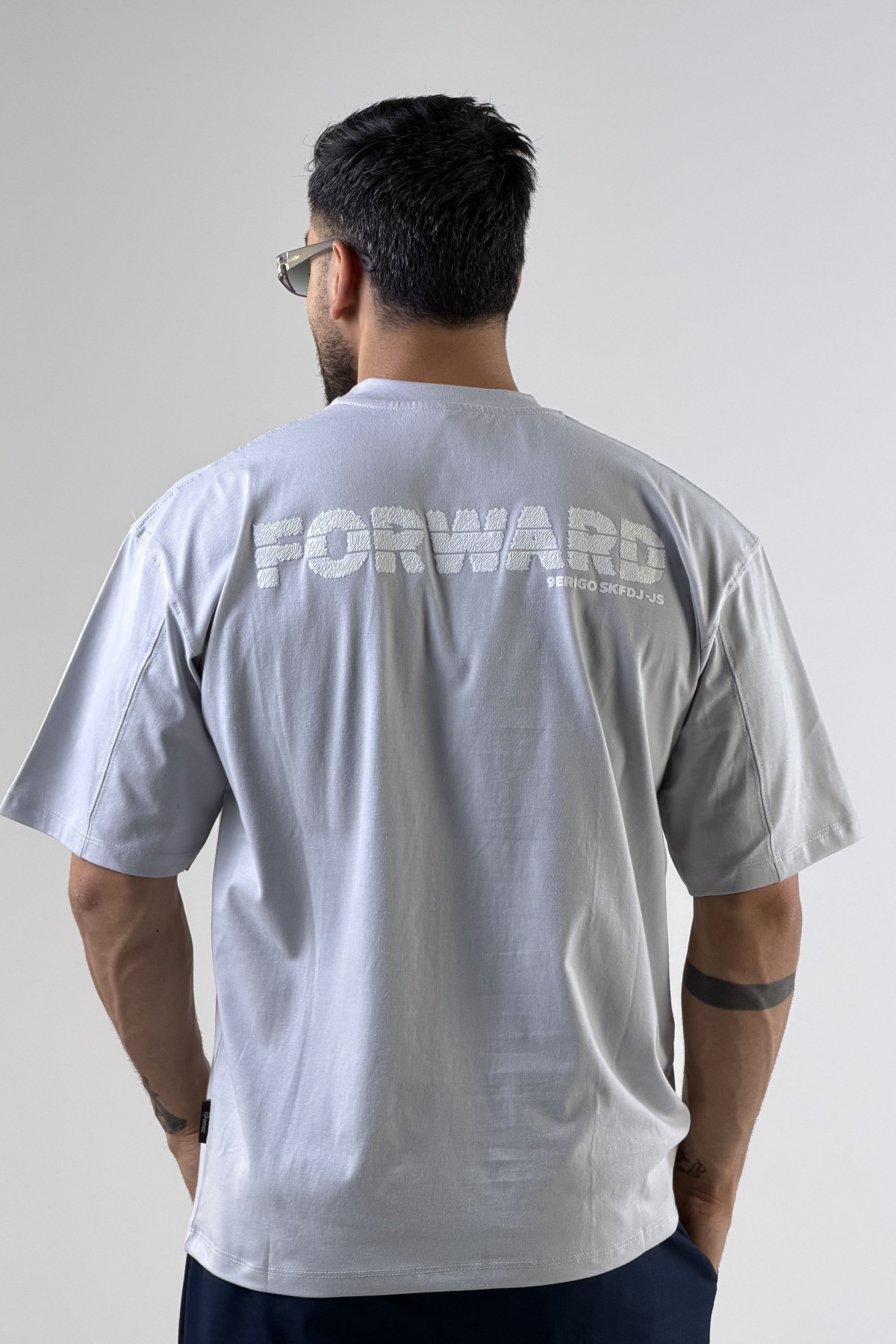تیشرت چاپ FORWARD پنبه (10587)