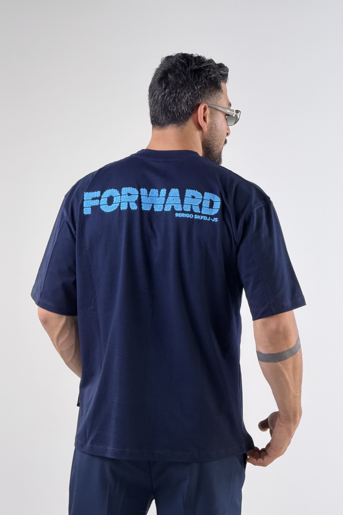 تیشرت چاپ FORWARD پنبه (10587)