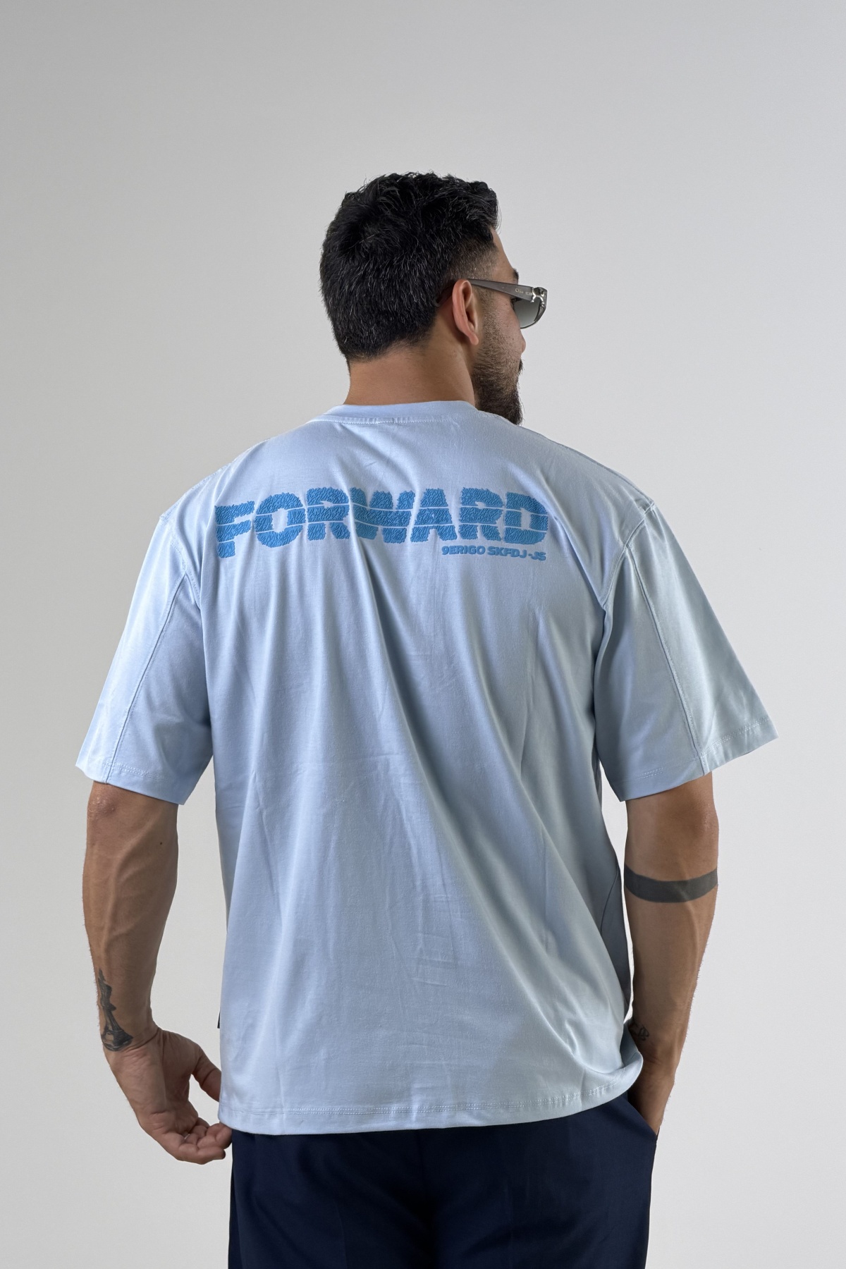 تیشرت چاپ FORWARD پنبه (10587)