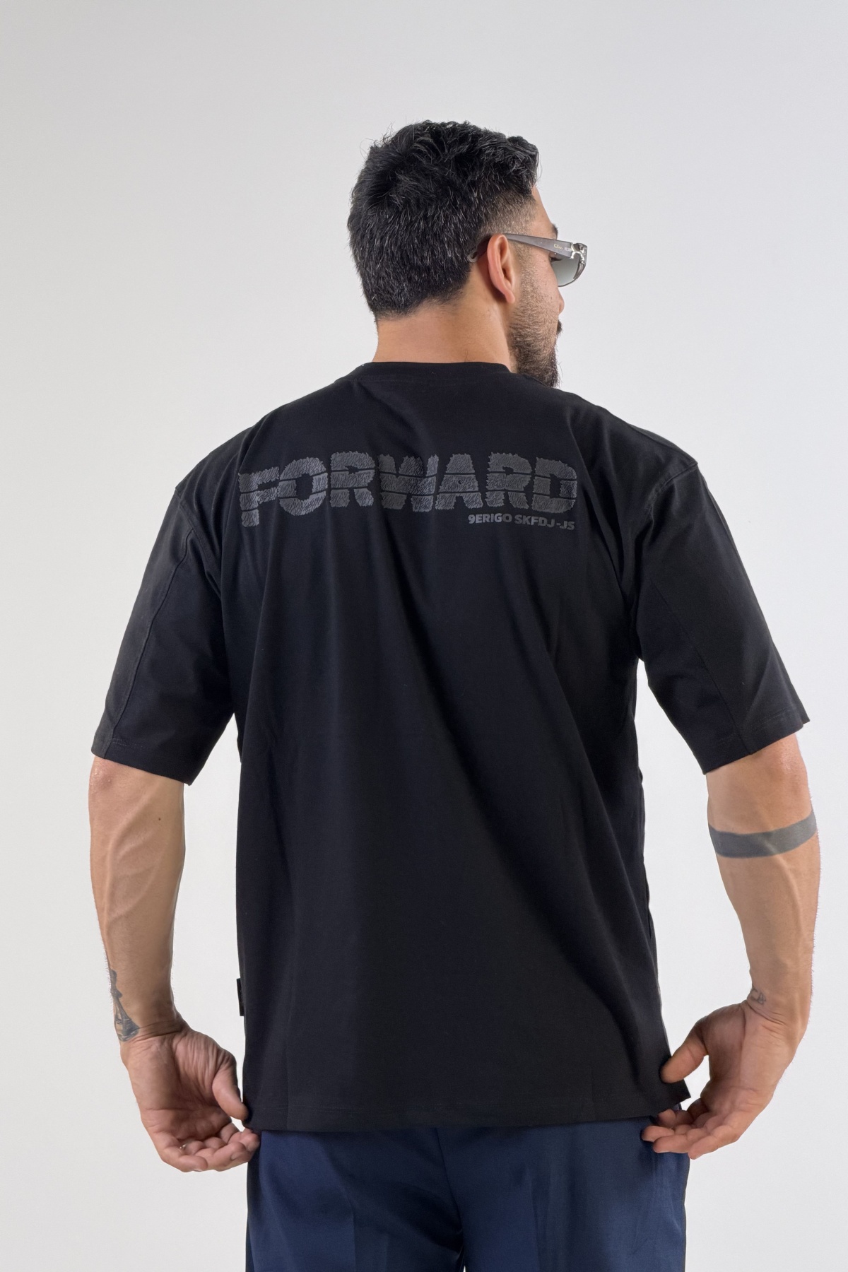 تیشرت چاپ FORWARD پنبه (10587)