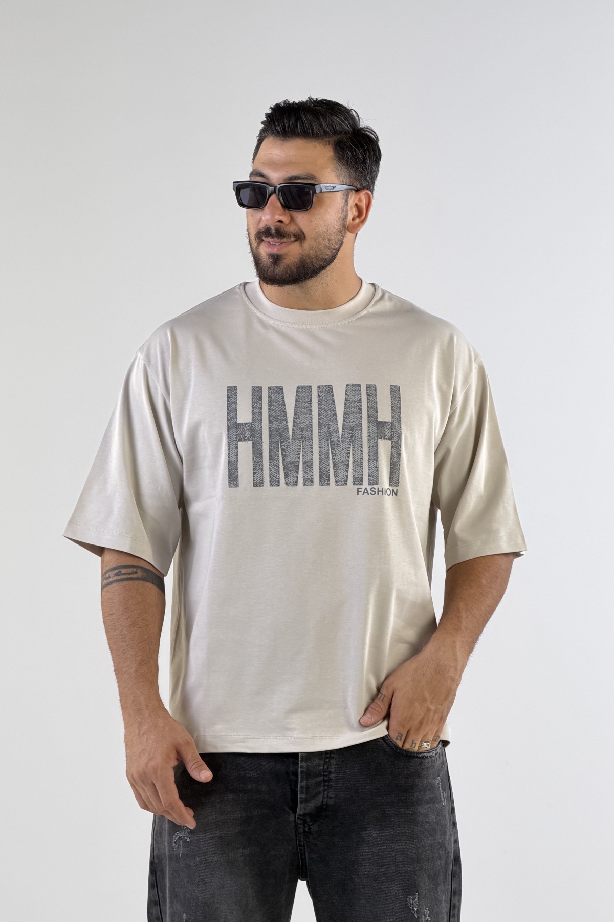 تیشرت چاپ HMMH ماکان (10593)
