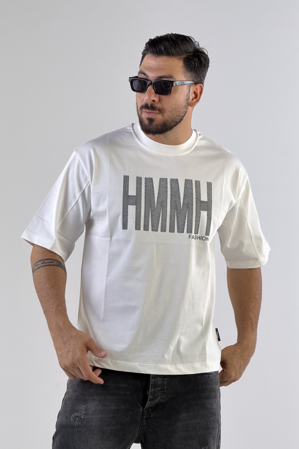 تیشرت چاپ HMMH ماکان (10593)