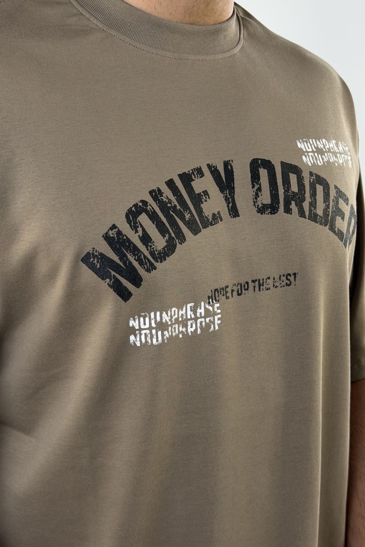 تیشرت چاپ MONEY  ORDER پنبه (10592)
