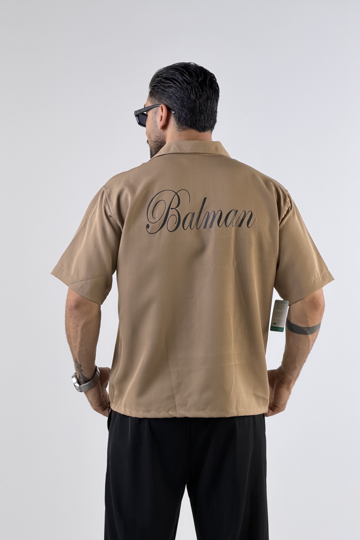 پیراهن پشت چاپ BALMAN مازراتی (10806)