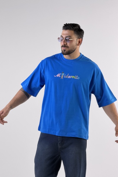 تیشرت گلدوزی آدمک و نوشته (10640)