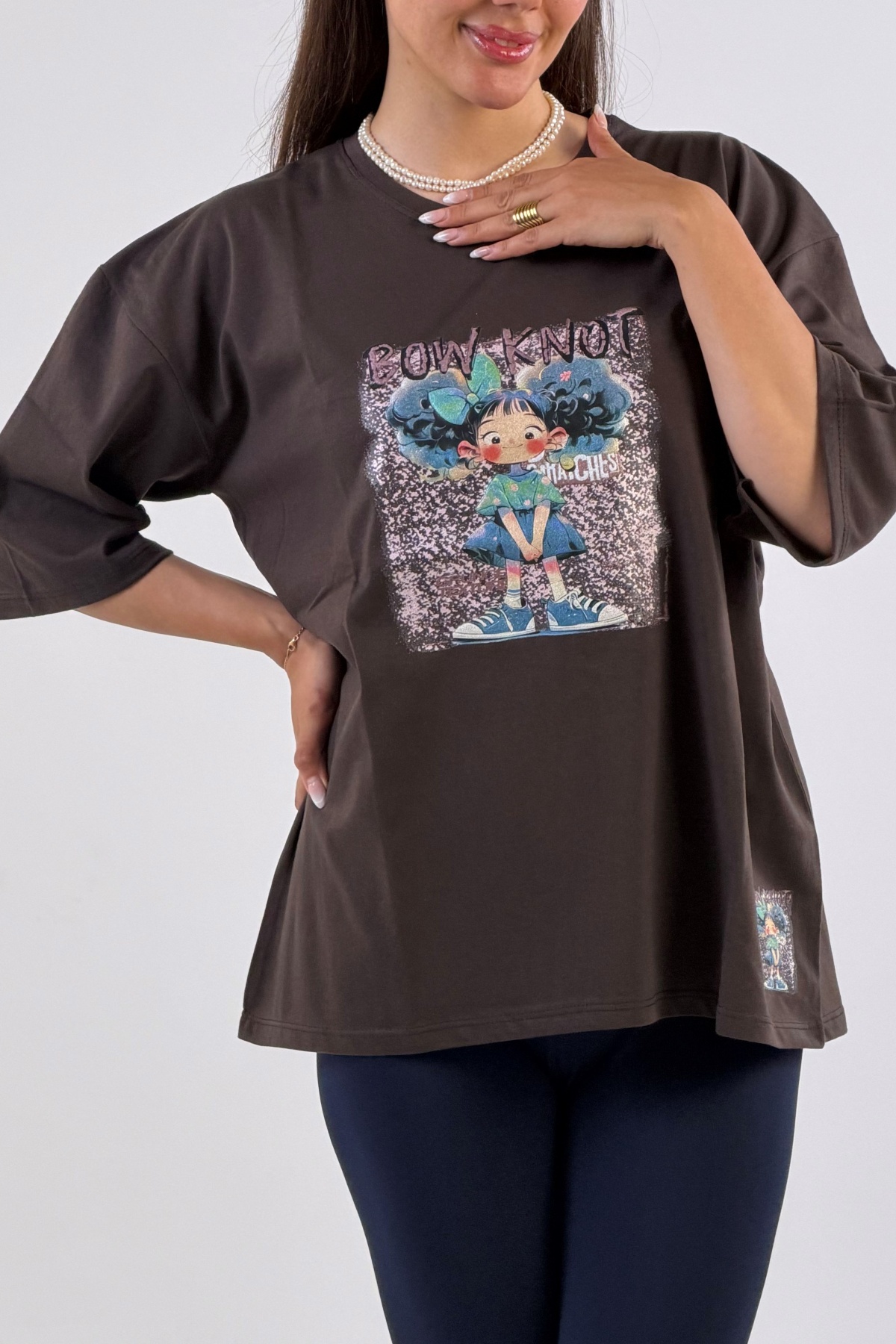 تیشرت چاپ فانتزی دختر (10780)
