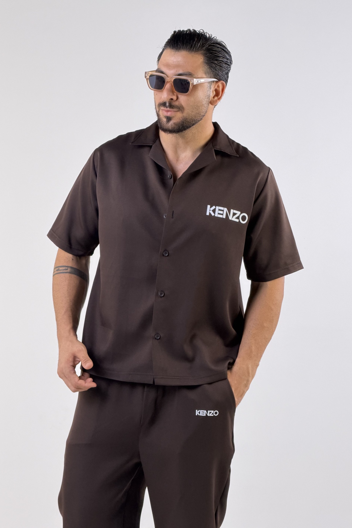 ست پیراهن شلوار KENZO مازراتی (10914)
