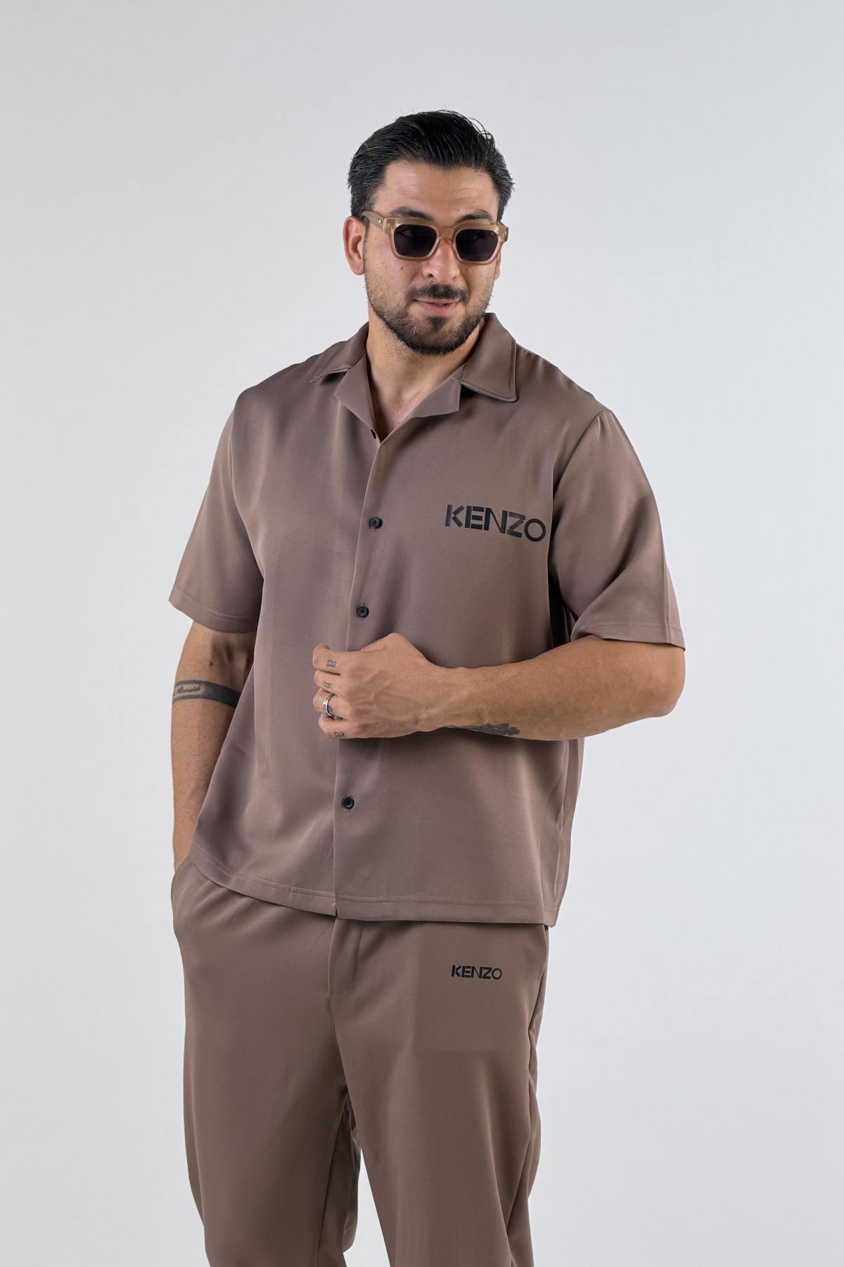 ست پیراهن شلوار KENZO مازراتی (10914)