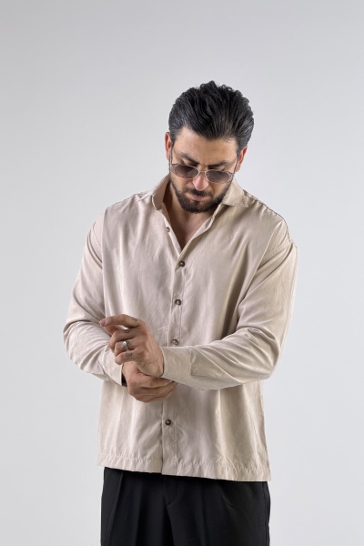 پیراهن آستین بلند سیلک(11121)