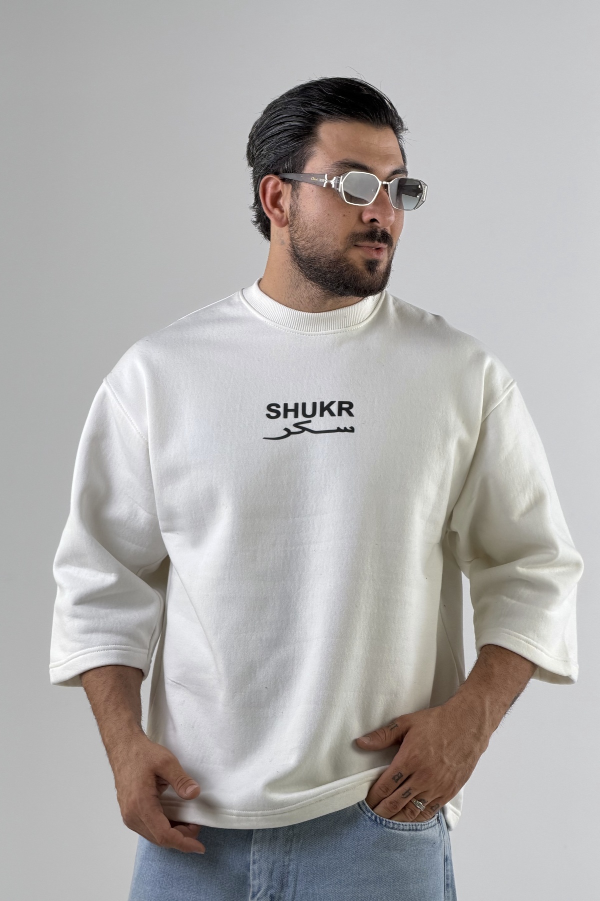 تیشرت SHOKR آستین سه ربع (11112)