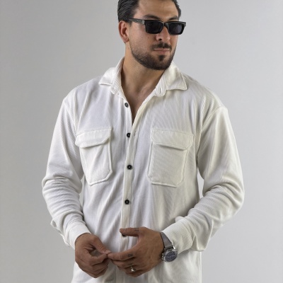 پیراهن کبریتی دوجیب (11125)
