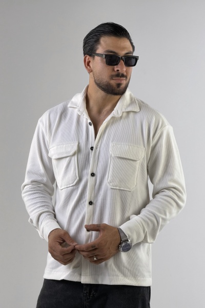 پیراهن کبریتی دوجیب (11125)