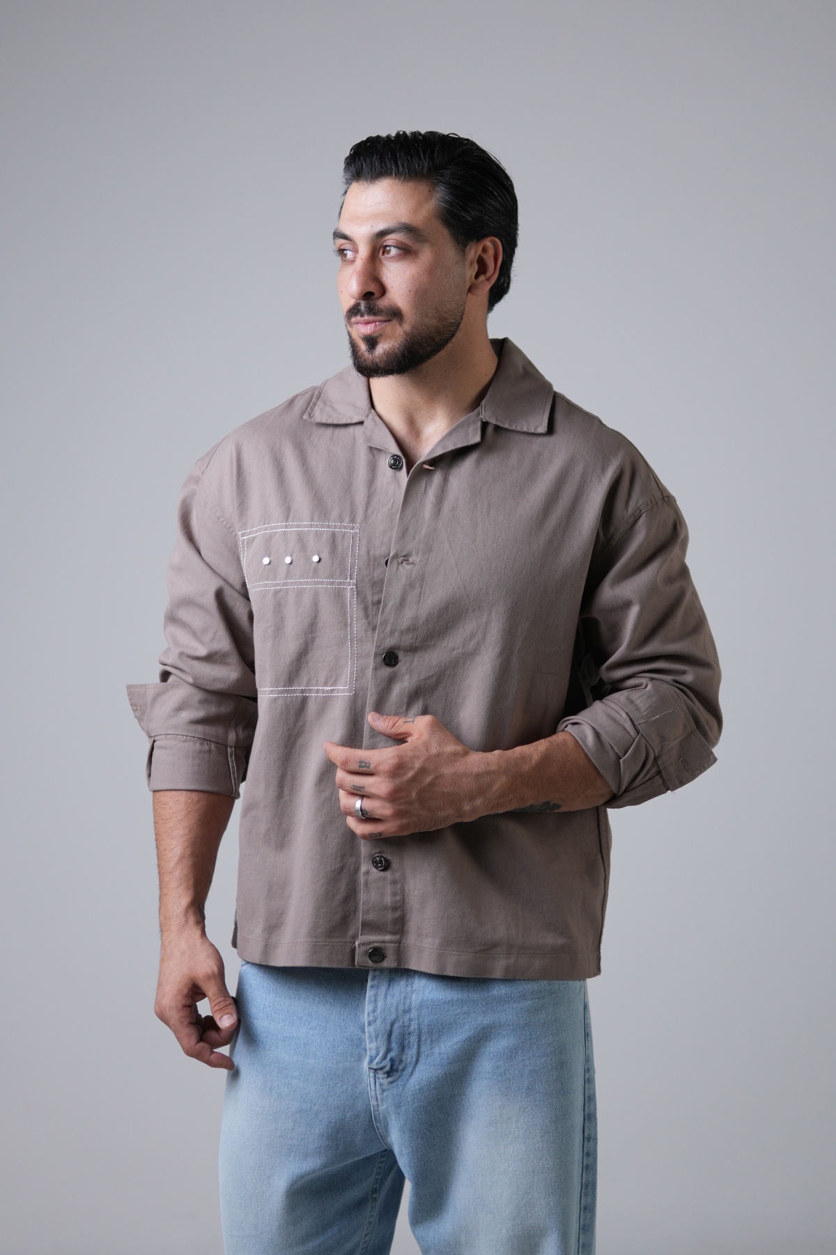 پیراهن کتان گلدوزی(11093)