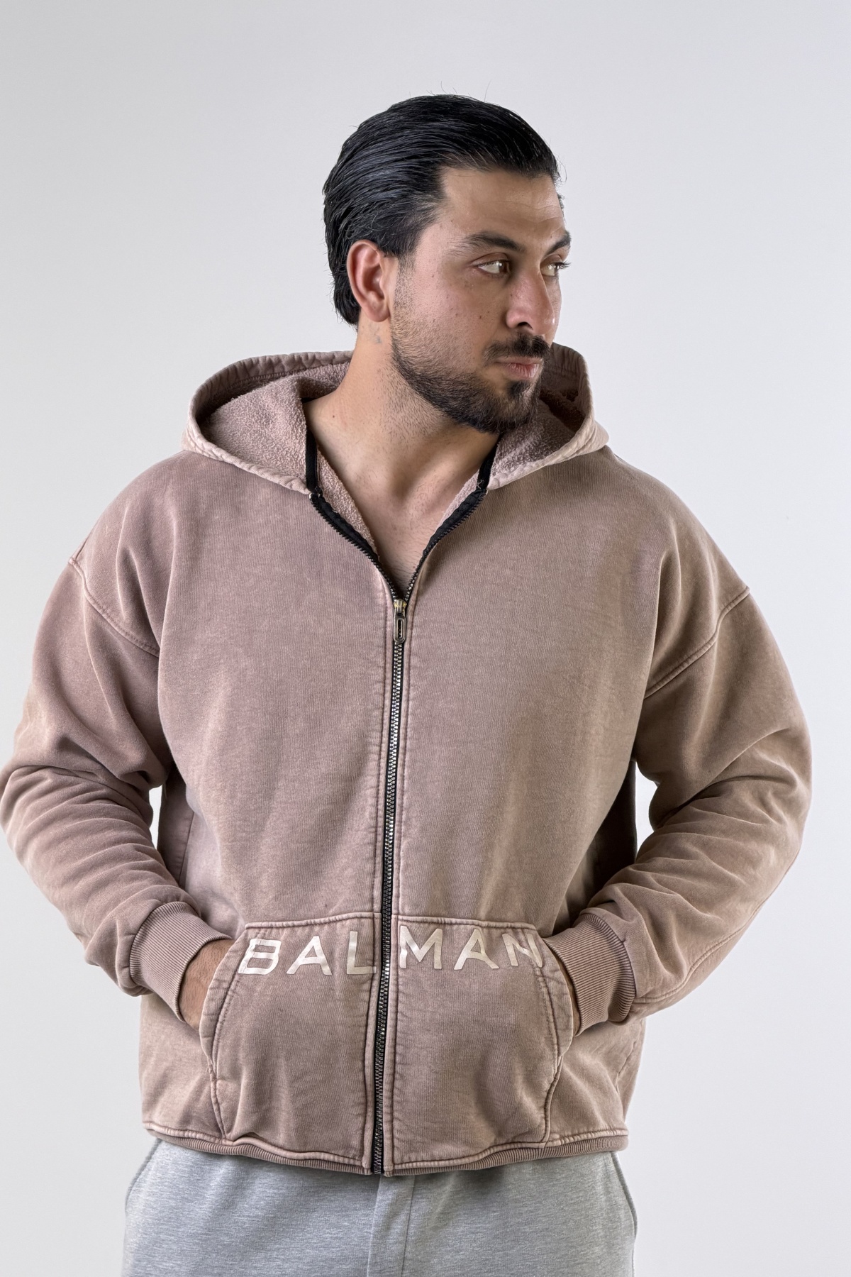 سویشرت کلاهدار BAL MAN دورس (11298)